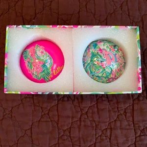 Lilly Pulitzer ornament set